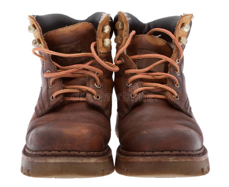 Old work boots stock image. Image of dirty, clothing 17533725