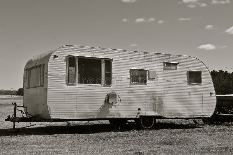 Mobile Home Camper Black White Stock Photos Free & RoyaltyFree Stock Photos from Dreamstime