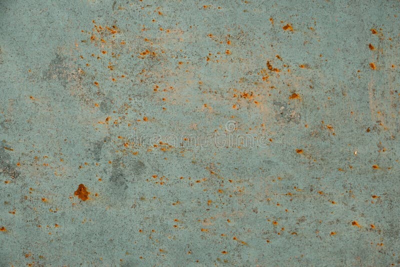 Rusty green painted metal texture background. stock images