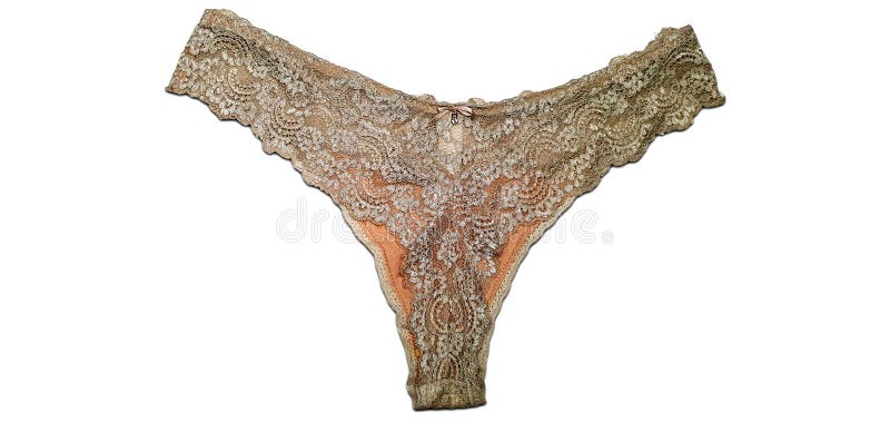 Old Underwear, Cotton And Lace Panty Stock Photo, Picture and