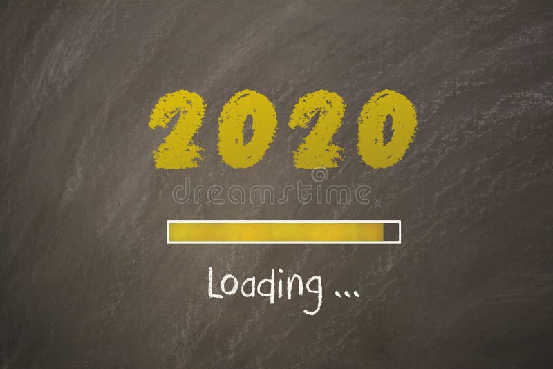 old-year-new-year-2020-on-blackboard-165389603