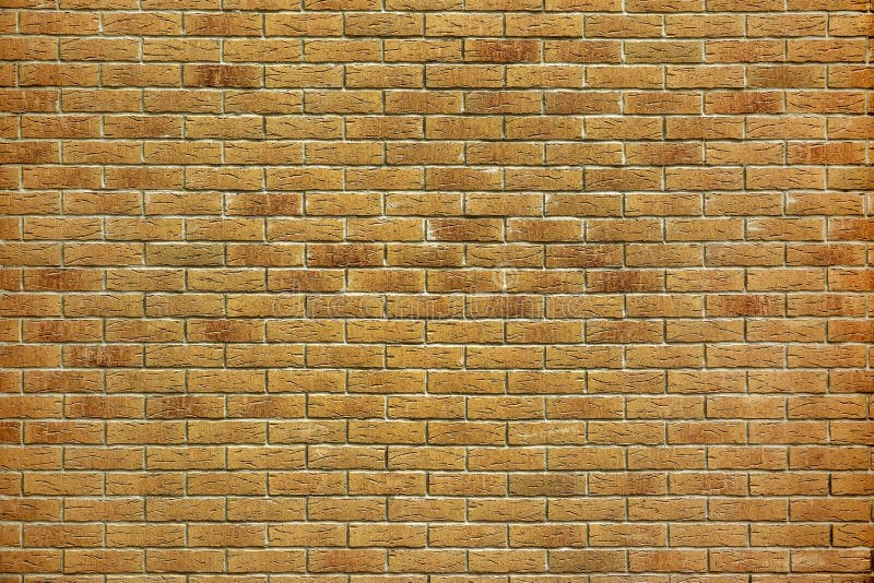 The old yellow brick wall stock image. Image of building 194023915