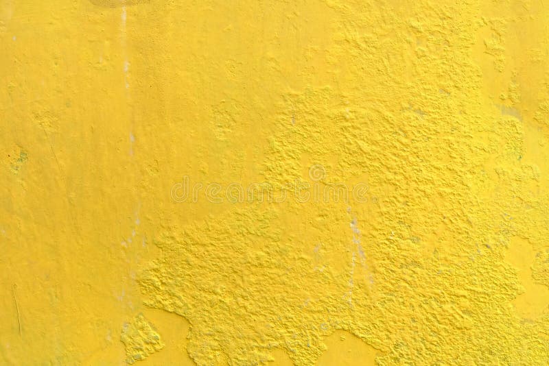 Old Yellow Paint Concrete Wall Background. Stock Image Image of aged