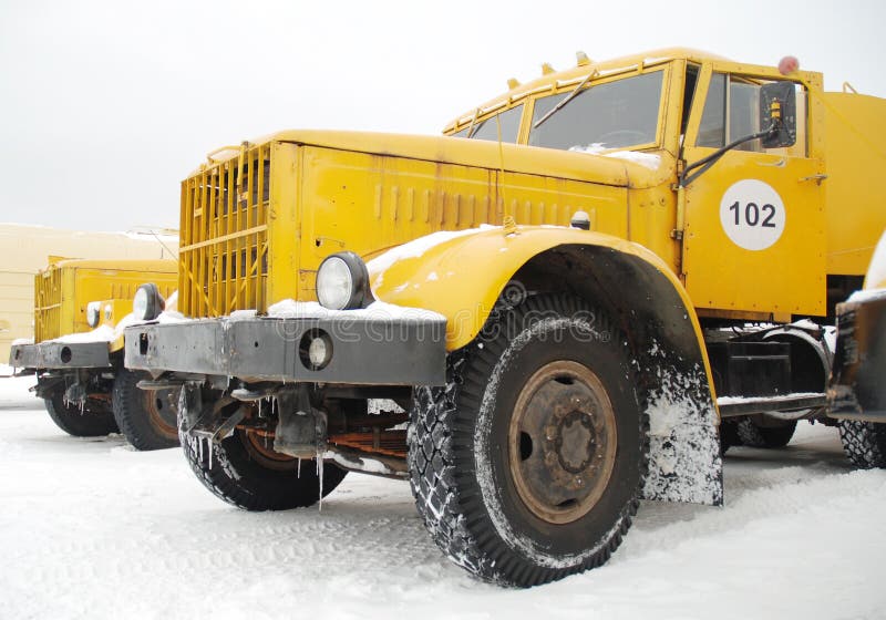 Old yellow truck  stock photo Image of motorcar 