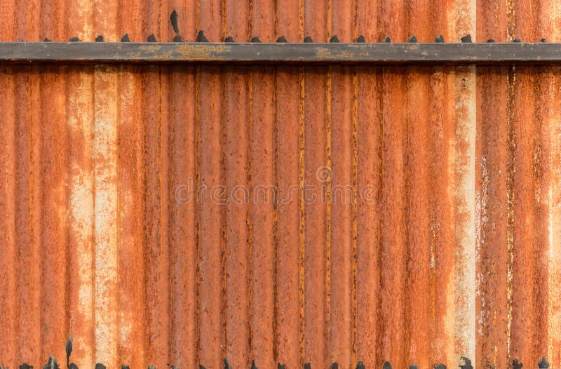 Old Zinc Wall Surface Fence House Zinc Background Stock Photo Image