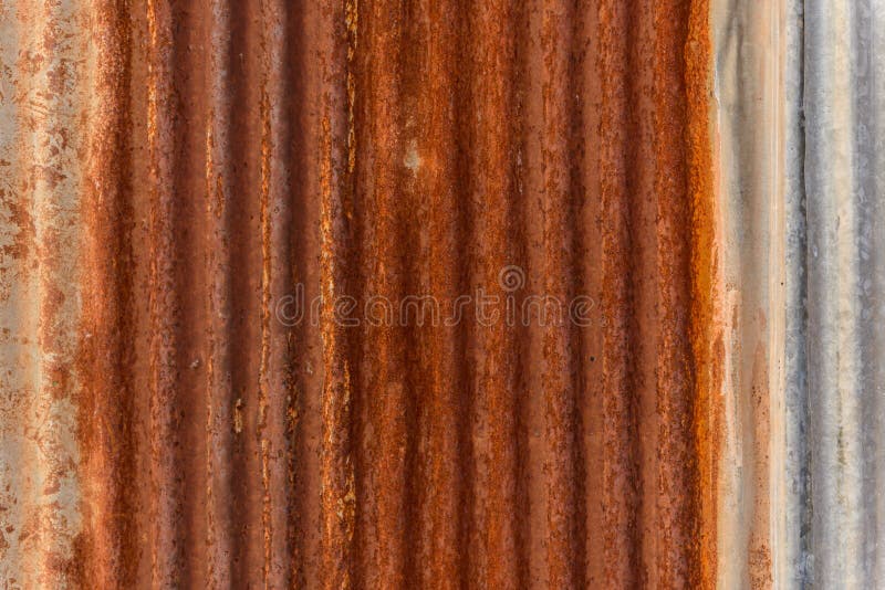 Old Zinc Wall Surface Fence House Zinc Background Stock Photo Image