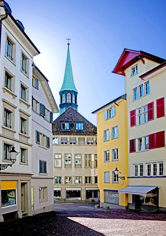 Old Zurich 2 stock image. Image of cloud, travel, zurich - 4767109