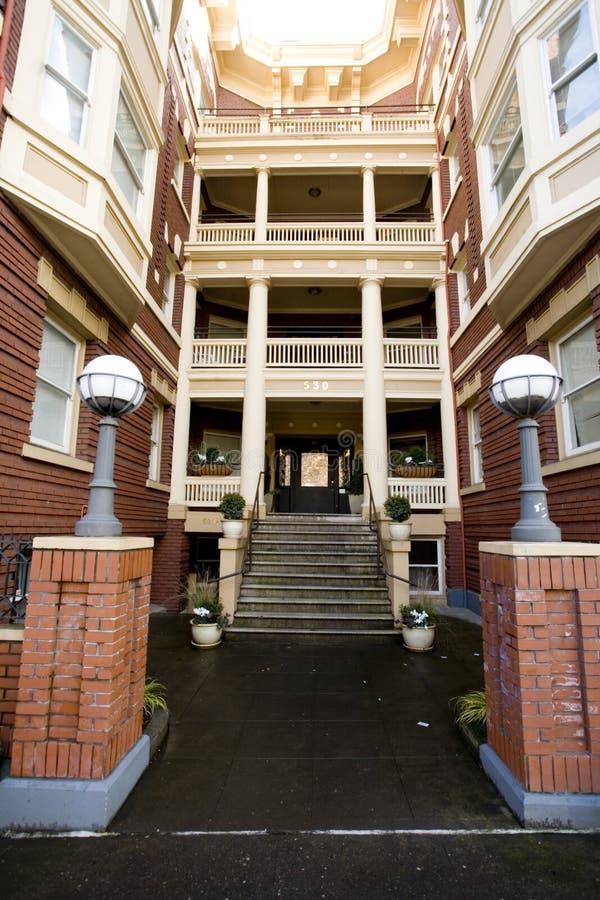 Older Brick Apartment House