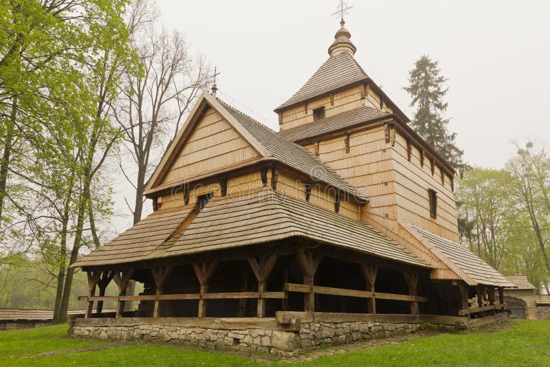 The oldest eastern orthodox church architecture in poland in radruz from 16th century