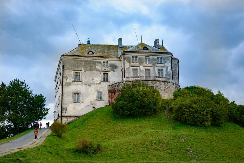 Olesk, Lviv Oblast, Ukraine, October 07, 2017 View of the Olesky