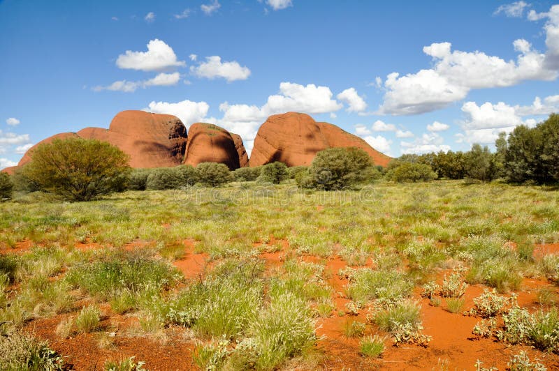 The Olgas, Australian desert royalty free stock images