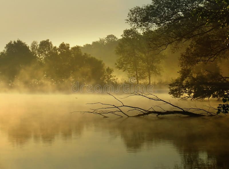 Nostalgic look in hazy scenery. Nostalgic look in hazy scenery