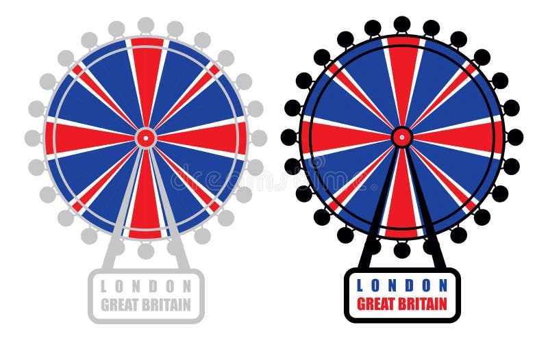 Olho de Londres ilustração do vetor Olho de Londres ilustração do vetor