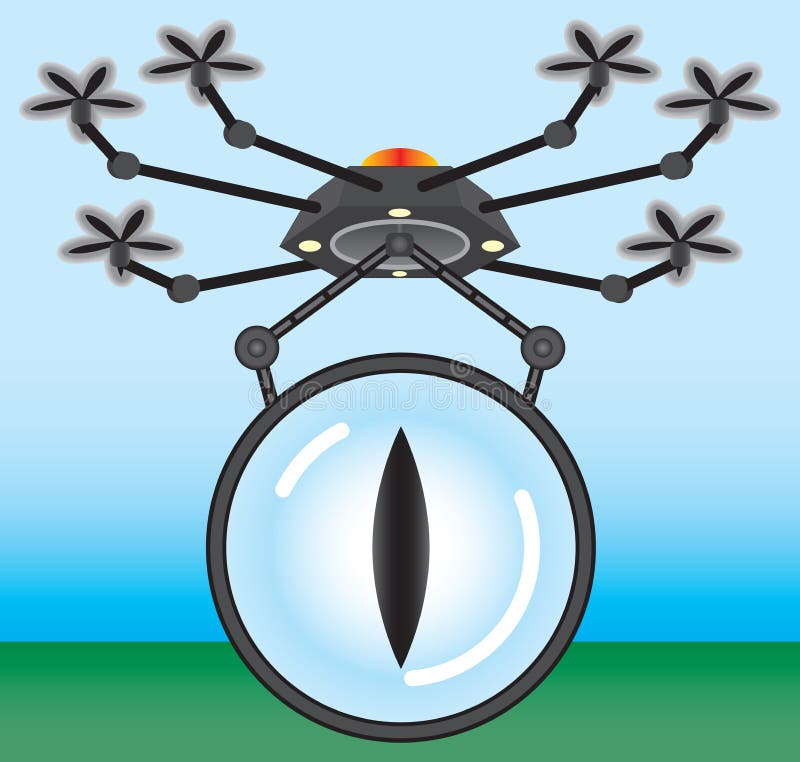 Olho no céu ilustração do vetor Olho no céu ilustração do vetor