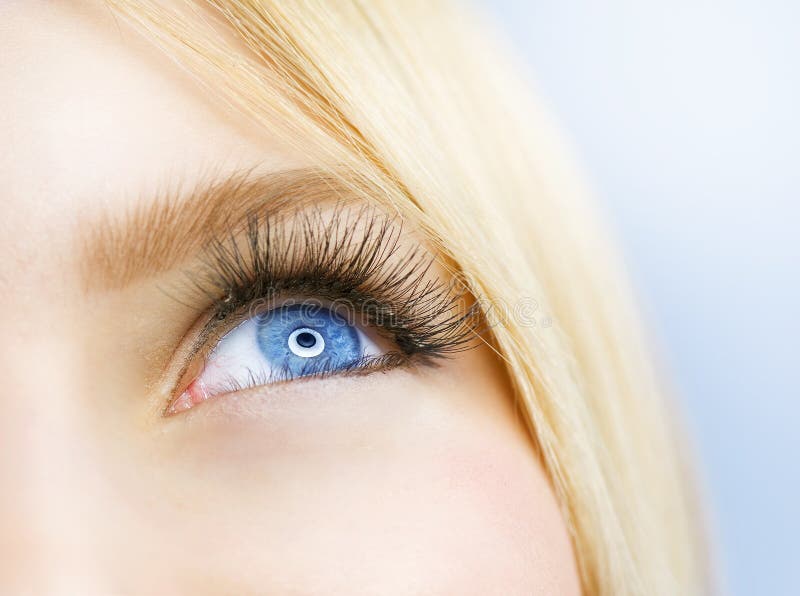 Olhos azuis bonitos fotos de stock Olhos azuis bonitos fotos de stock