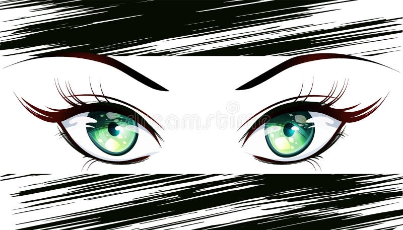 Mulher Do Estilo Anime Manga. Imagem De Perfil Com Olhos Vermelhos  Ilustração do Vetor - Ilustração de quadrinhos, avatar: 273662745