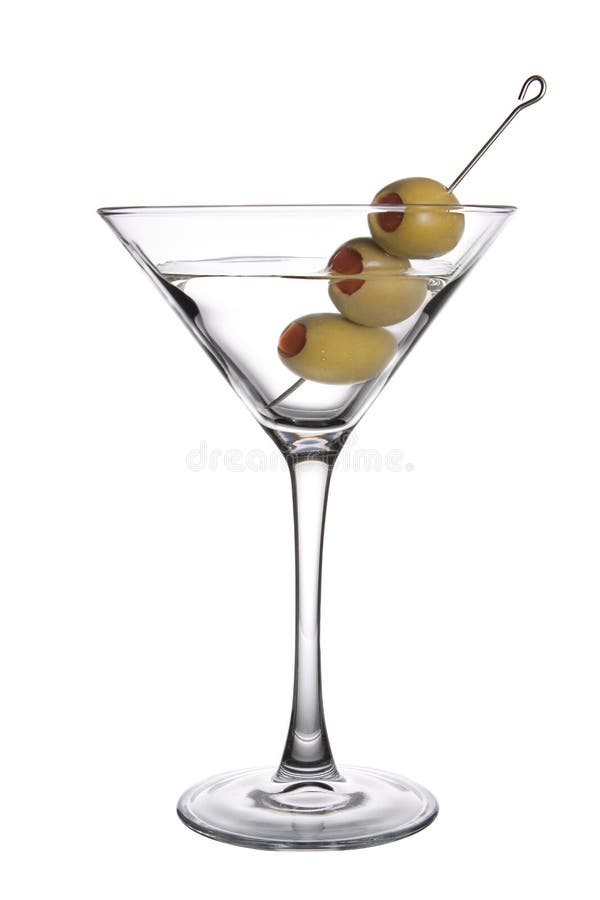 Olijf Martini stock afbeeldingen Olijf Martini stock afbeeldingen