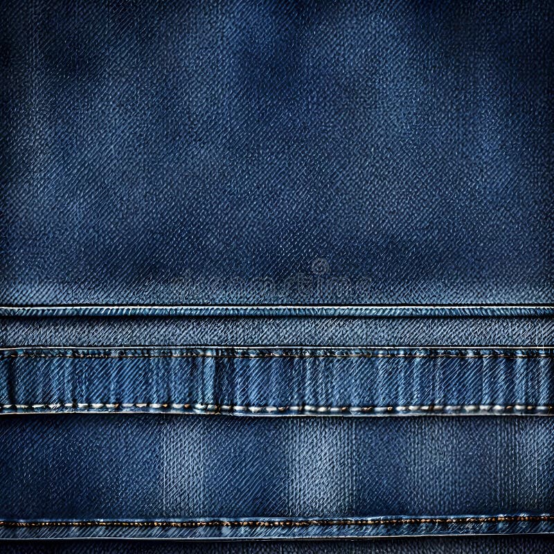 Olika texturerade blå jeans ai-genererade bilder stock illustrationer