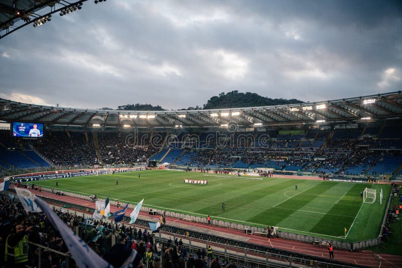 Olimpijski stadium w Rzym, Włochy zdjęcie stock Olimpijski stadium w Rzym, Włochy zdjęcie stock