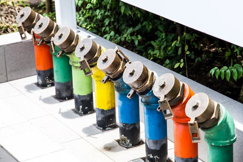 Olio per tubazioni immagine stock