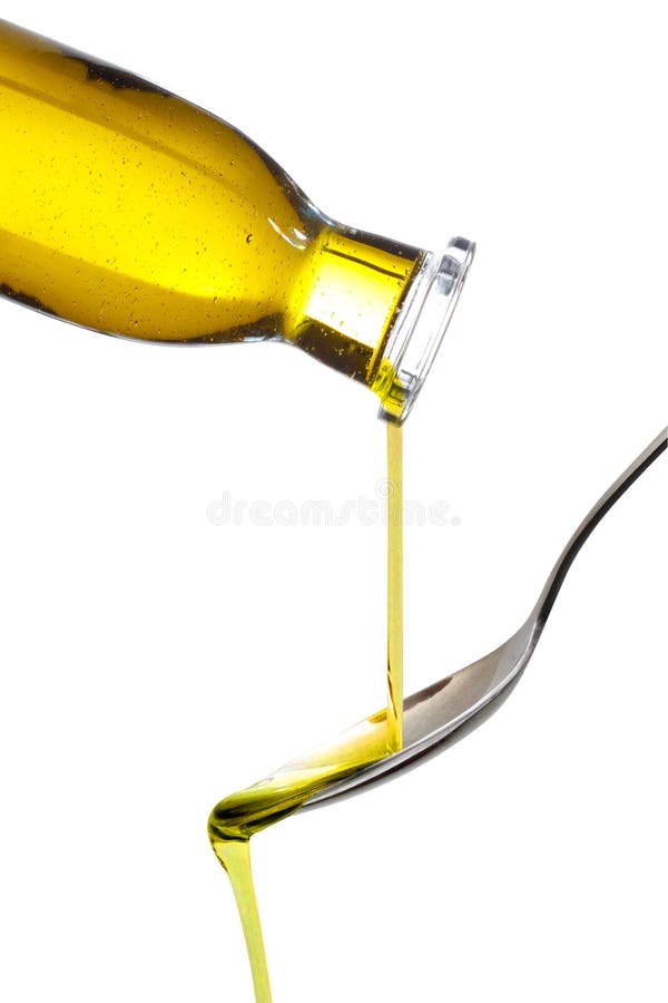 Olive oil on a white bg. Olive oil on a white bg