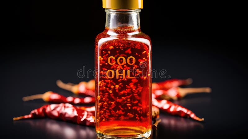 Olio di peperoncino illustrazione vettoriale