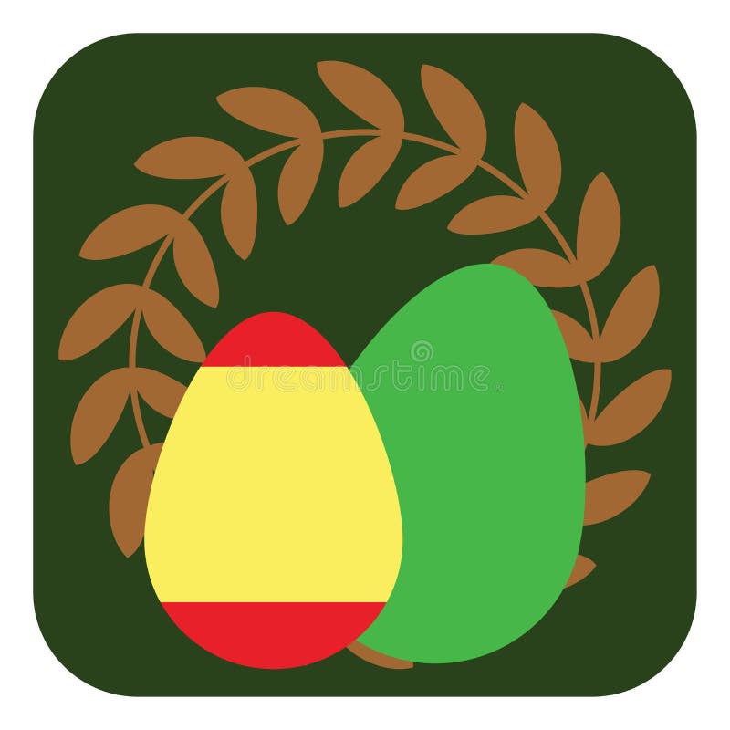 Olive branch, icon stock vector. Illustration of green 259397867