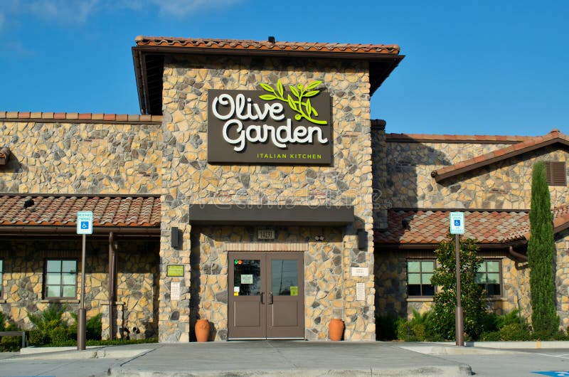 Olive Garden Main Entrance In Humble Texas Editorial Stock Photo