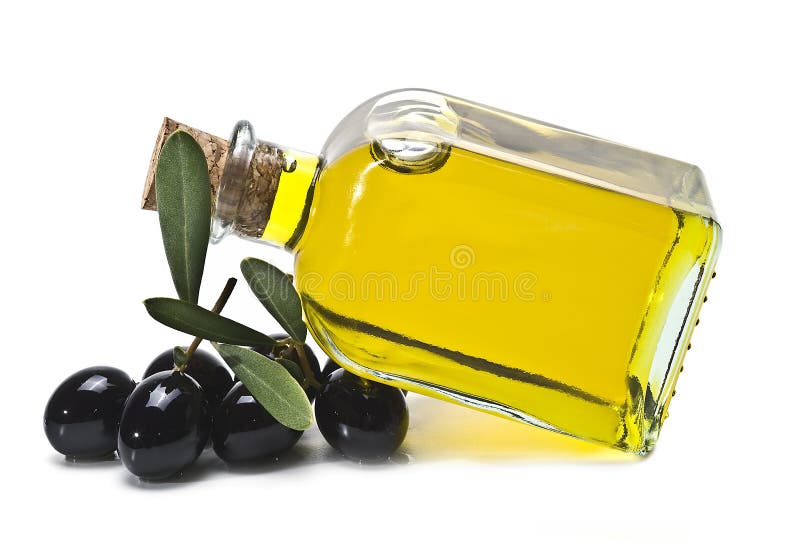Olive Oil and Black Olives stock image. Image of appetizer 20197299