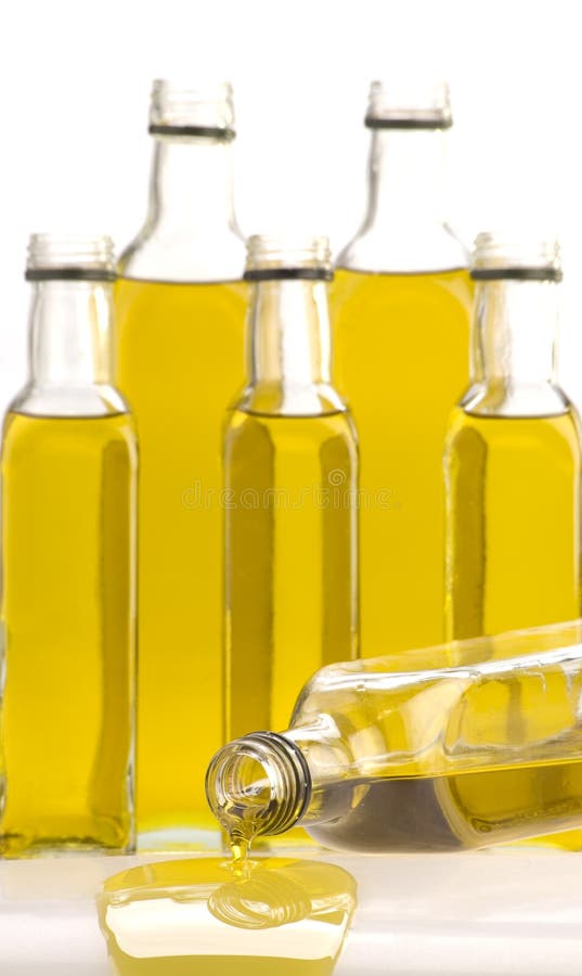 Olive oil bottles