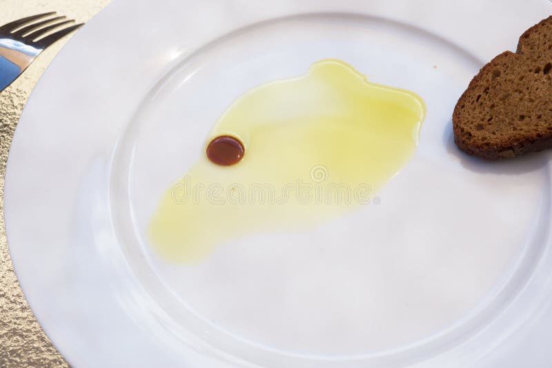 Olive Oil with Drop Soy Sauce Stock Photo Image of olive, brown 48343542