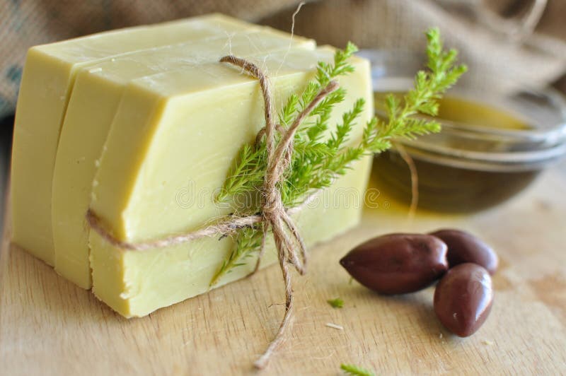 Olive oil handmade soap stock photo. Image of pure, treatment 72318652