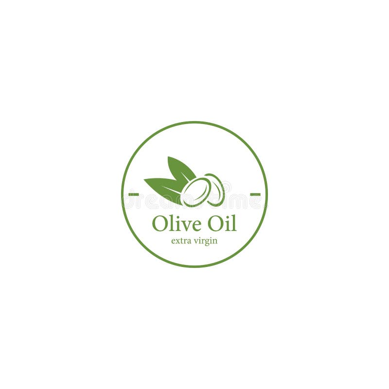Olive oil logo template stock vector. Illustration of isolated 189160088