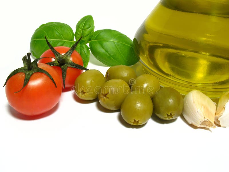 Olive Oil And Vegetable Picture. Image 7899469