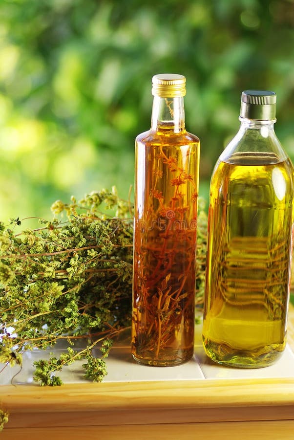 Olive oil,vinegar, and oregano