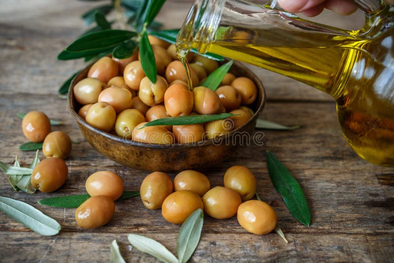 Olive And Olive Oil Stock Photo Image Of Breakfast 119020086