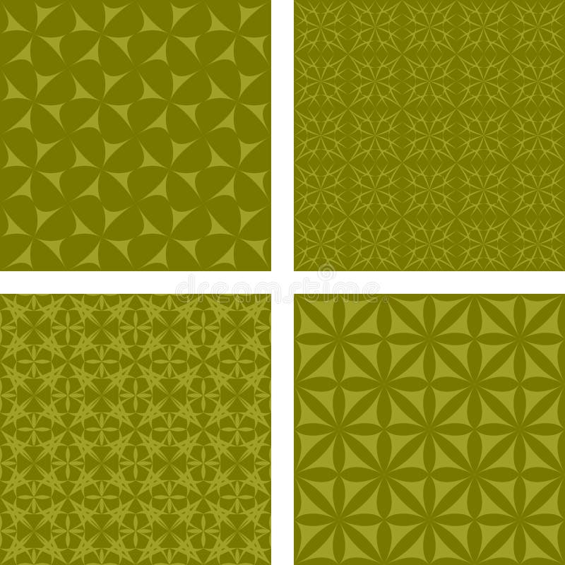 Olive seamless pattern set stock vector. Illustration of curve - 41332504