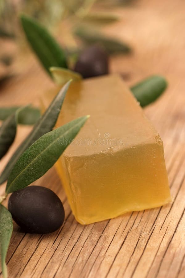 Traditional Pure Olive Oil Soap from Greece Stock Photo Image of
