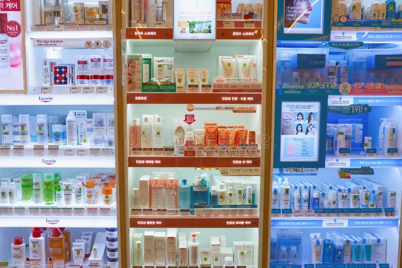 Olive Young editorial stock image. Image of store, products 105098629