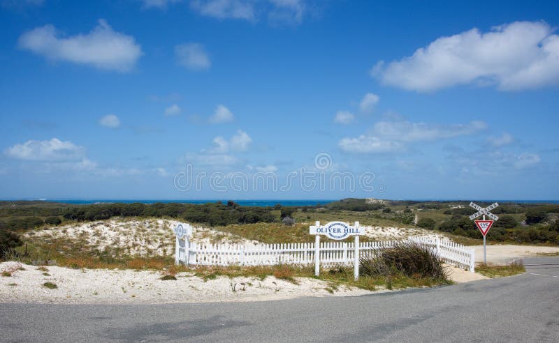 Oliver Hill: Rottnesteiland royalty-vrije stock foto Oliver Hill: Rottnesteiland royalty-vrije stock foto