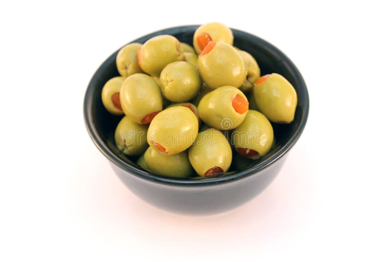 Olives in a dish stock photo. Image of dish, garnishes 16530708