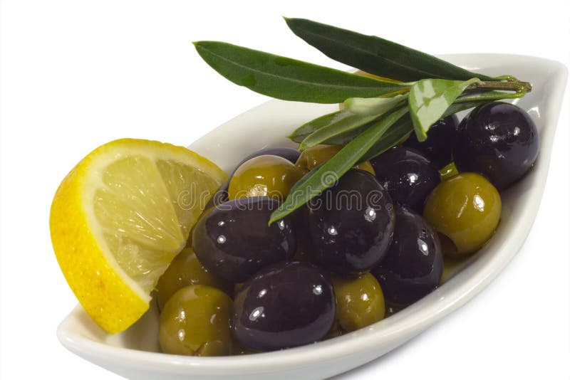 Olives with lemon