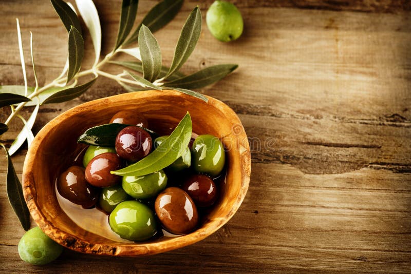 Olives and Olive Oil royalty free stock photography Olives and Olive Oil royalty free stock photography