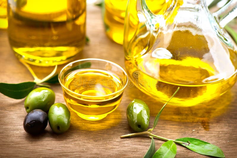 Olives and Olive Oil stock image. Image of growing, aromatic 29212397
