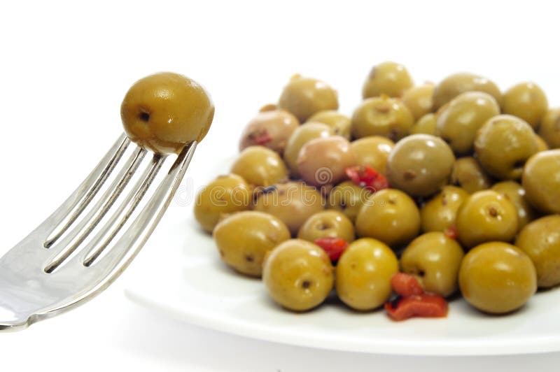 Spanish Cuisine. Marinated Olives. Stock Image Image of cuisine, shot