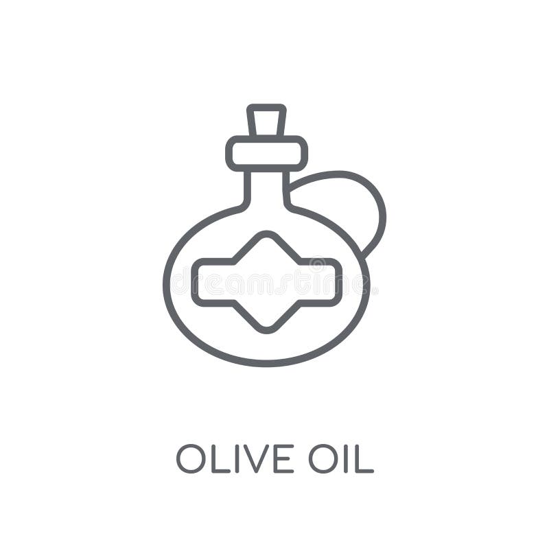 Oliwy z oliwek liniowa ikona Nowożytny kontur oliwy z oliwek logo pojęcie dalej ilustracji Oliwy z oliwek liniowa ikona Nowożytny kontur oliwy z oliwek logo pojęcie dalej ilustracji