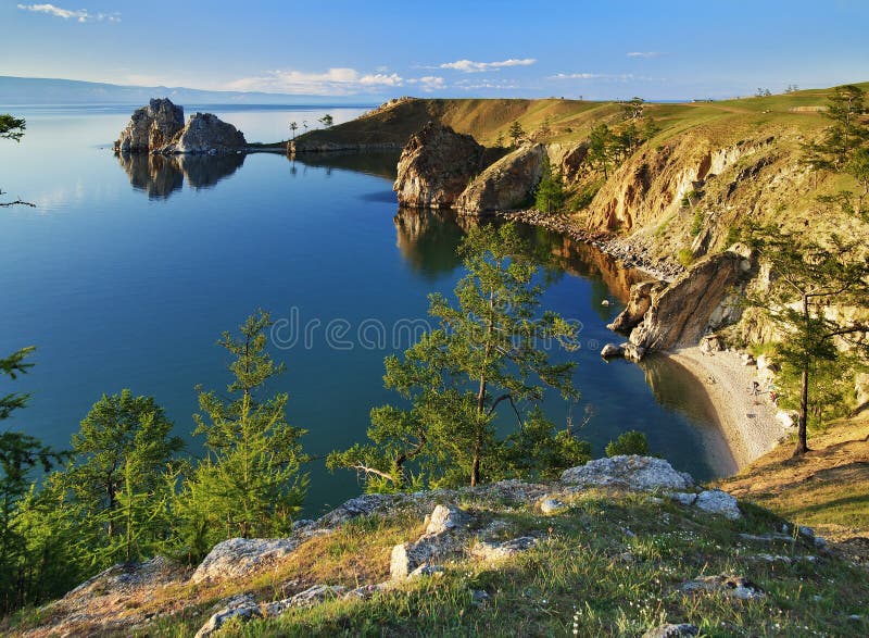 Olkhon Island at Baikal Lake stock photography Olkhon Island at Baikal Lake stock photography