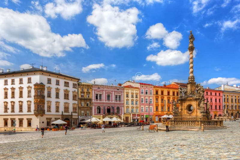 Olomouc, République Tchèque Image stock éditorial Image du cityscape