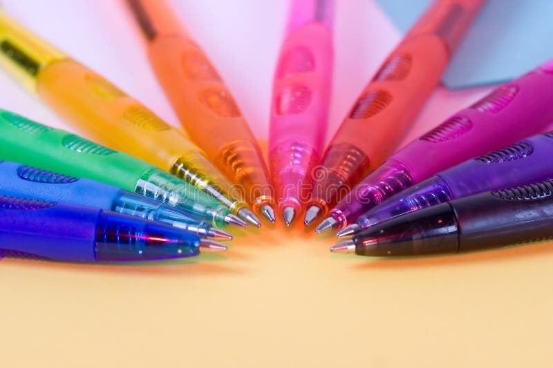 Olor pens - closeup