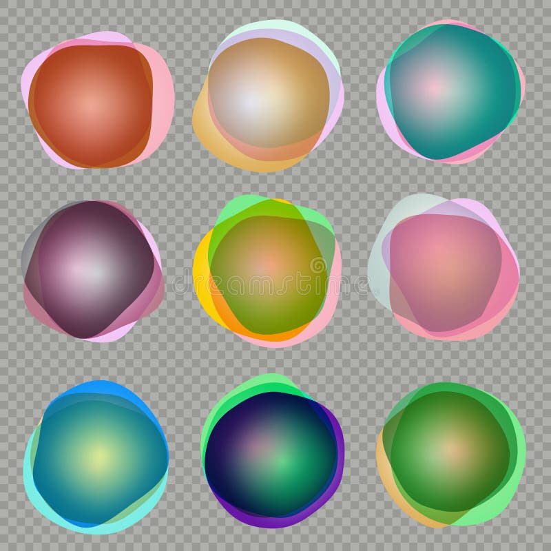 olorful 3d ronde banners Eps 10 vector illustratie olorful 3d ronde banners Eps 10 vector illustratie